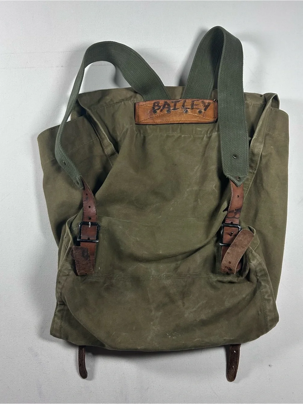Vintage USFS Canvas Rucksack Backpack - Anchor Ind. (US Forest Service)